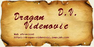 Dragan Videnović vizit kartica